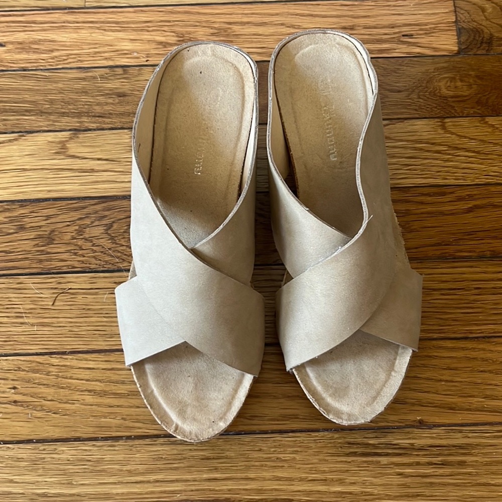 Cork sandals